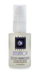 Swisa Beauty Dead Sea Firming Serum bottle for gentle lip area care and fine line improvement.