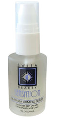Close-up of Swisa Beauty Dead Sea Serum texture for sensitive under-eye use.