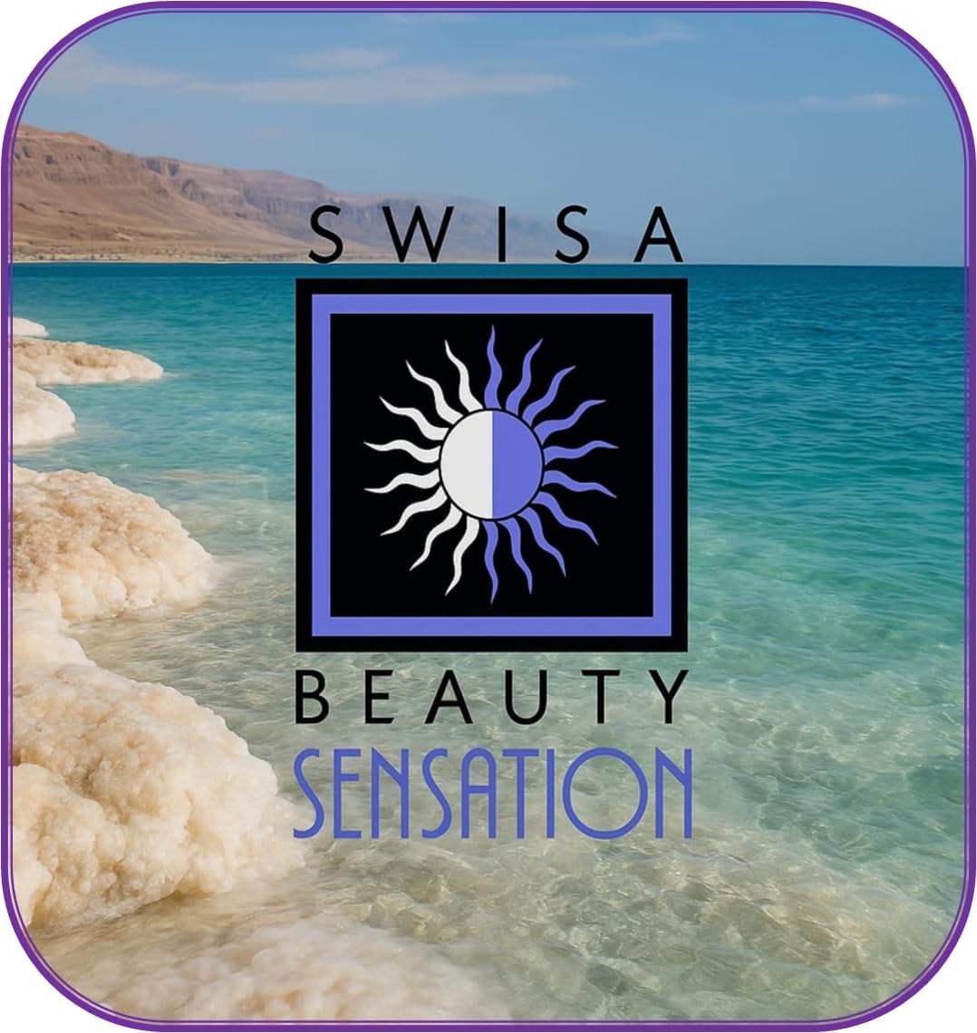 Hands applying Swisa Beauty Dead Sea foot lotion for easy use