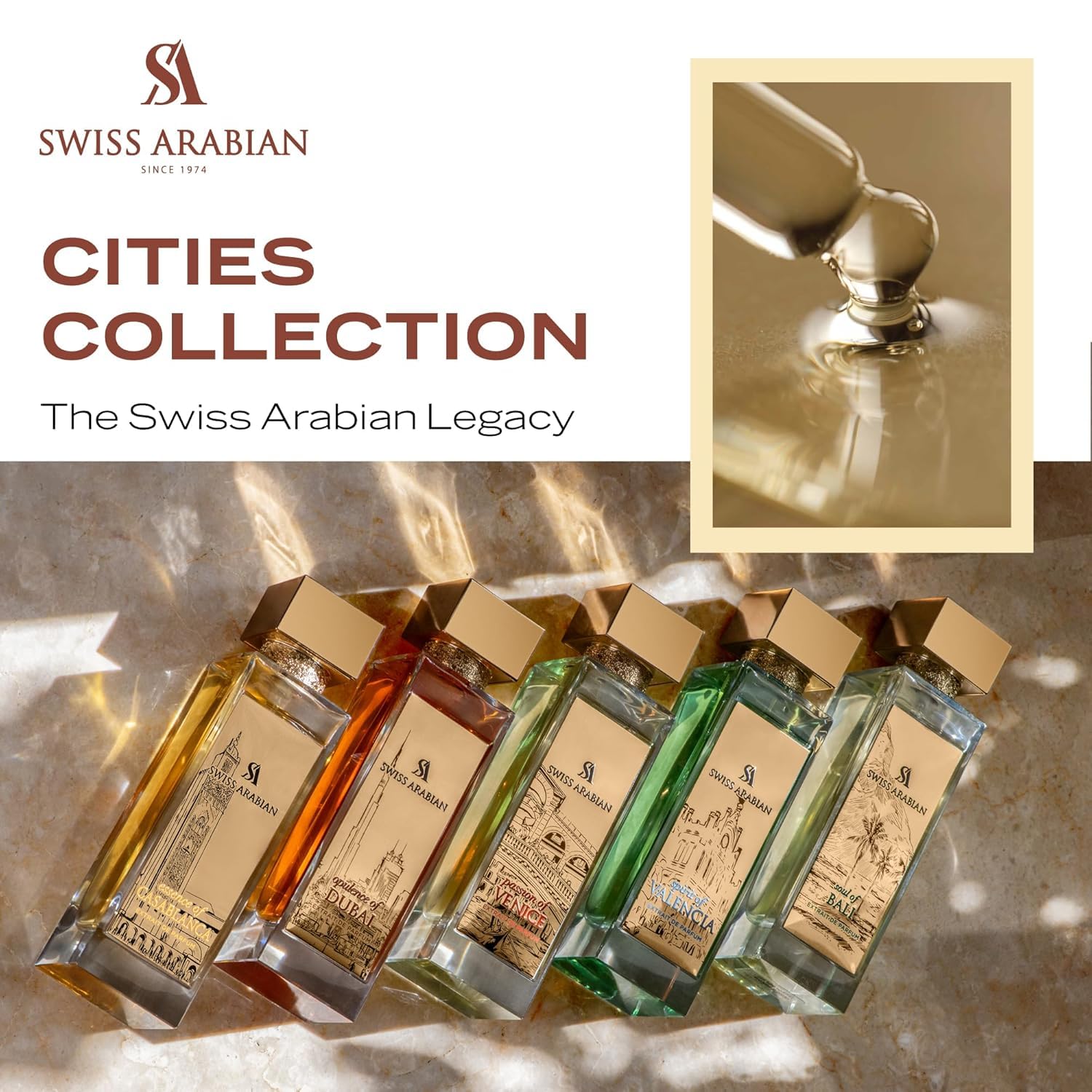 Swiss Arabian Opulence of Dubai Extrait gift box for luxe occasions.