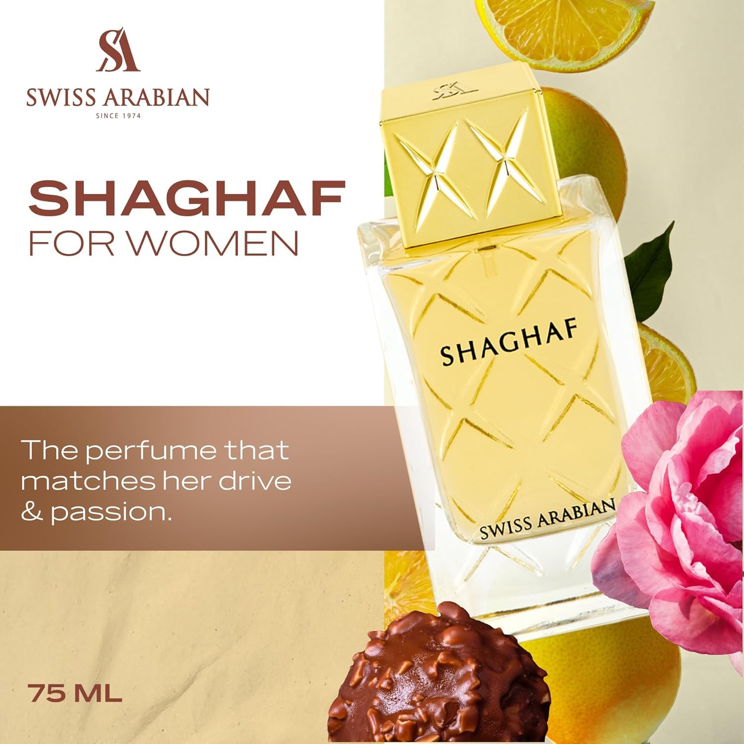 Shaghaf cap close-up highlighting luxurious packaging and refined fragrance design