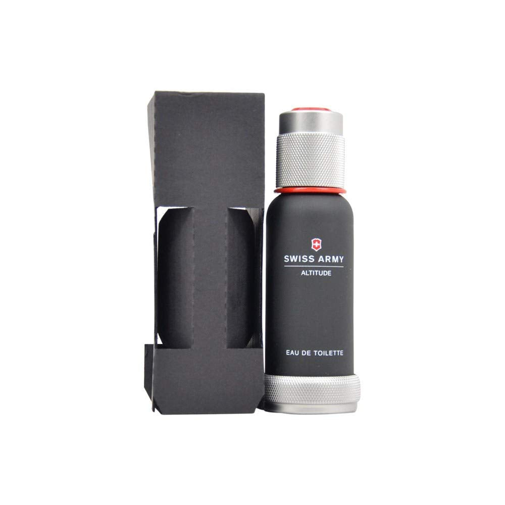 Swiss Army Altitude packaging box, premium presentation for gifting or travel.