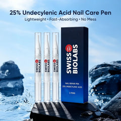 Swiss Biolabs Twist Pen Activator used for mess-free daily nail care.
