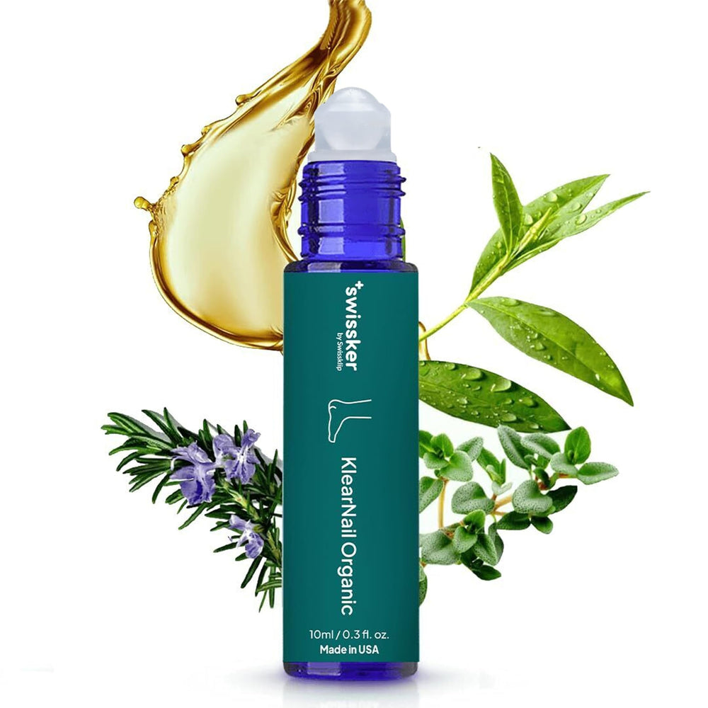 Swissklip KlearNail roll-on applies cleanly to nails for nourished look