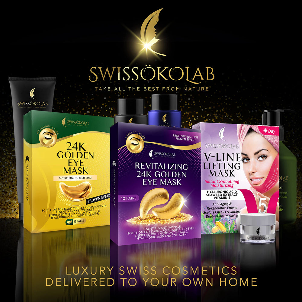 SWISSÖKOLAB anti-aging patches smooth wrinkles and revitalize skin.