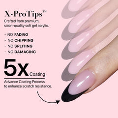SXC 150-piece nails pack with 15 sizes.