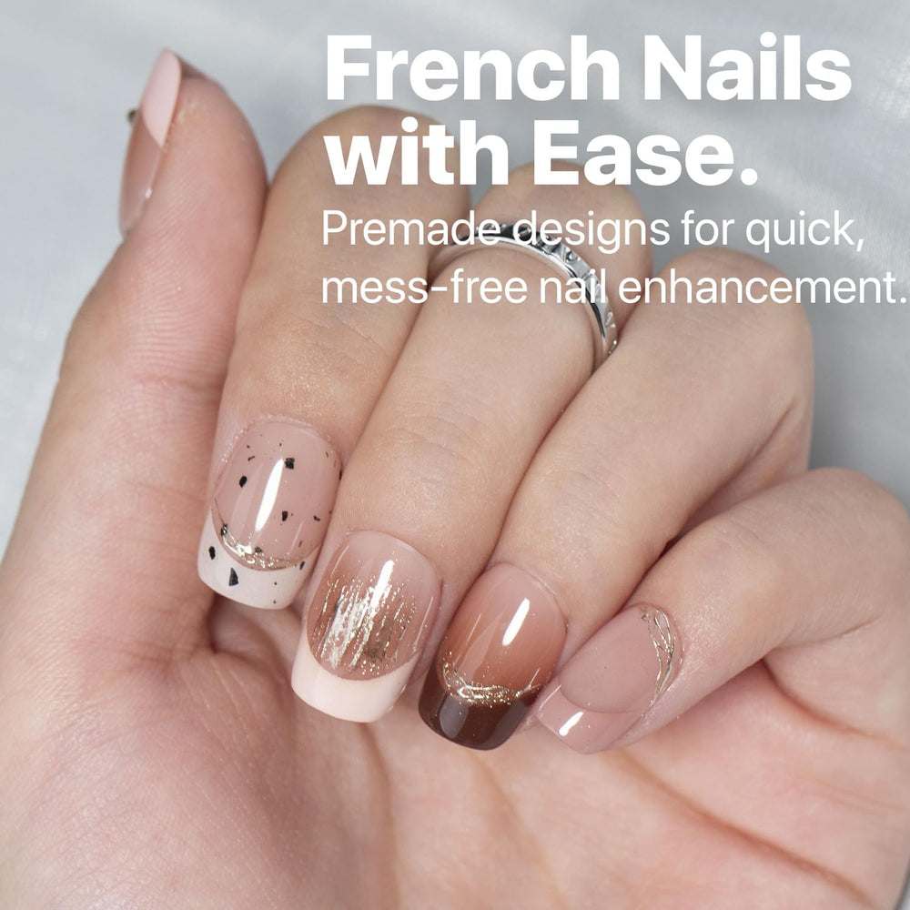 SXC Color Series nails shades display shows vibrant options for quick customization.