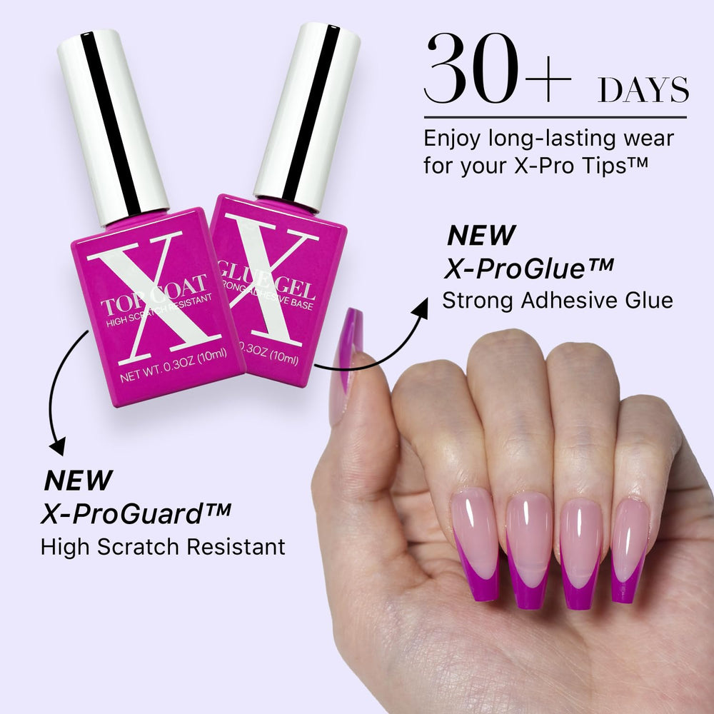SXC Purple Series nails on hand highlighting lightweight, comfortable fit