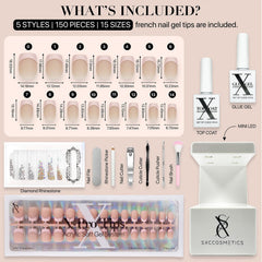 SXC Flexible Fit All-Day Comfort adapts to your nail shape for natural feel.