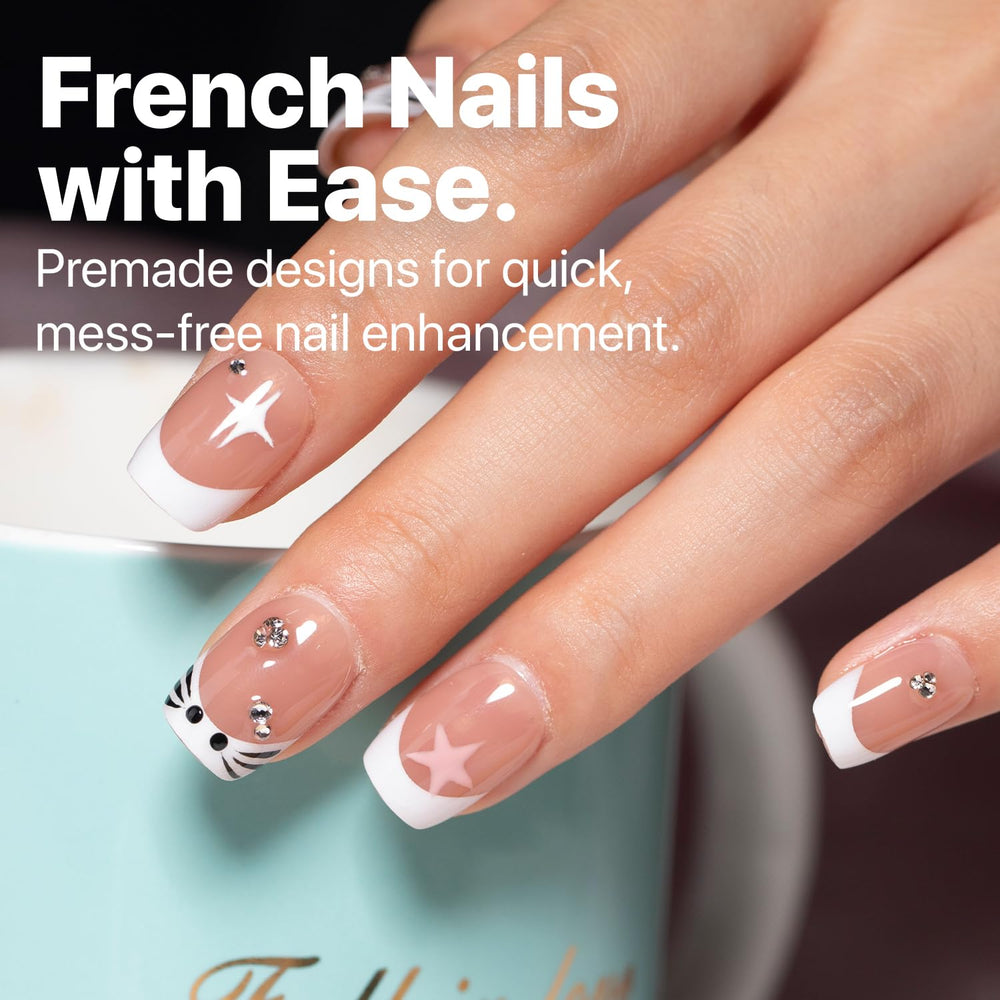 SXC ultra-fit 15 sizes ensures a secure, comfortable fit for every nail bed.