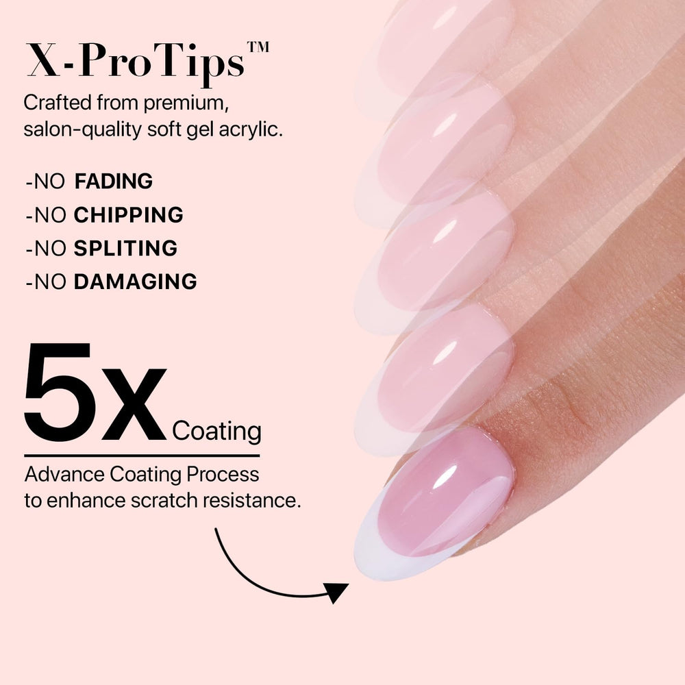 SXC nails offering versatile, elegant appeal for casual or formal wear.