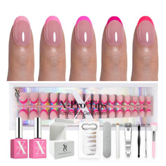 SXC X-Pro Tips French Tip kit box for quick salon-style nails.