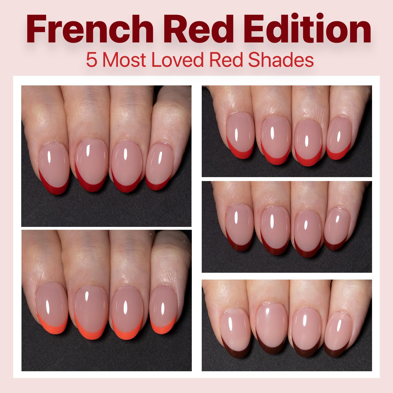 SXC X-Pro Tips Red Edition model wear demonstrates chic coffin shape during daily glam