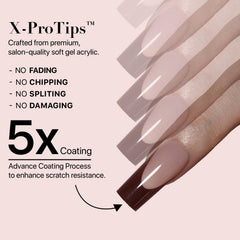 SXC Cosmetics reusable ABS nails designed for gentle removal