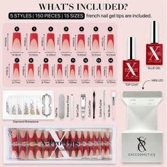 SXC Cosmetics X-Pro Tips Starter Kit for precise at-home application