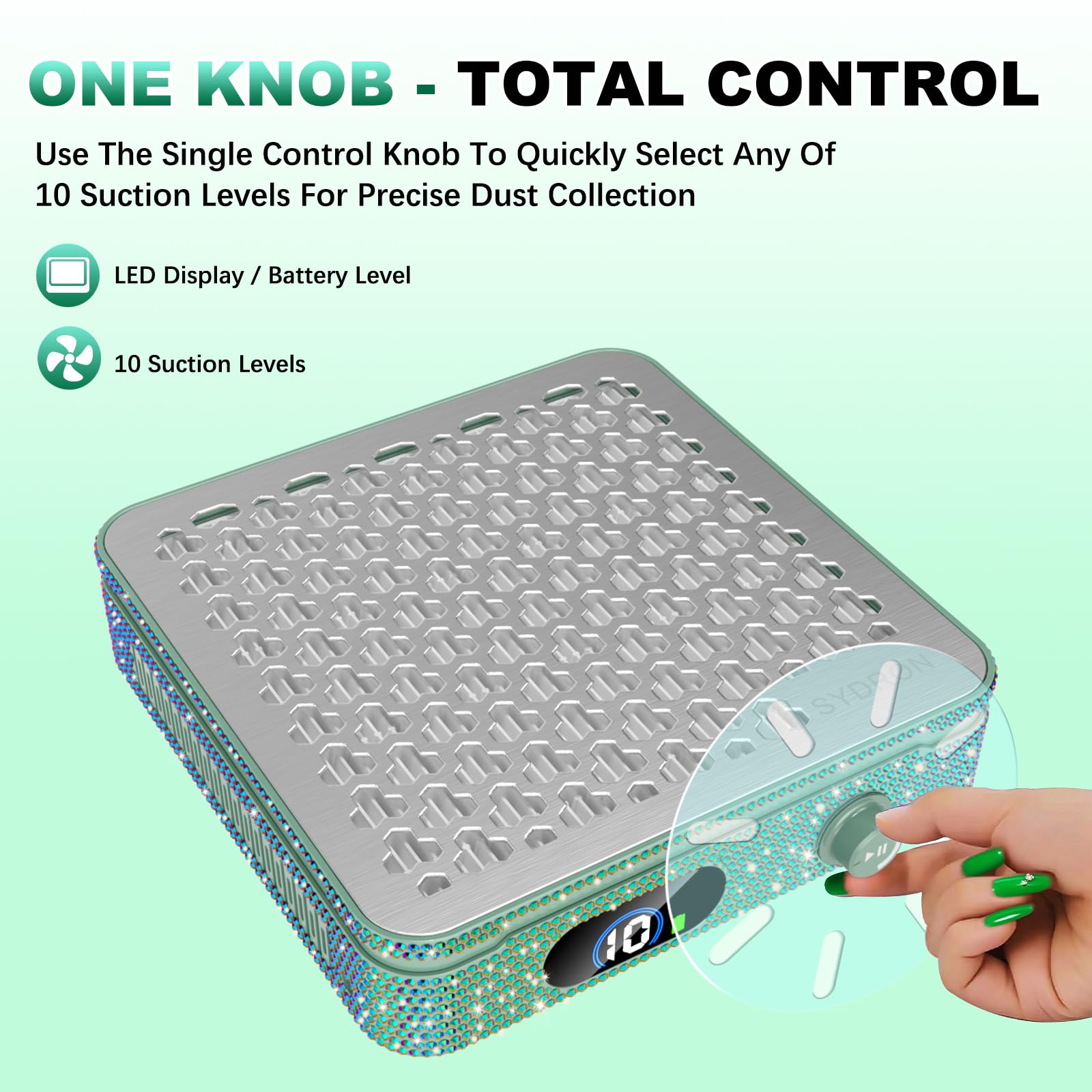 SYDRON up to eight hours of cordless operation keeps your workflow uninterrupted.