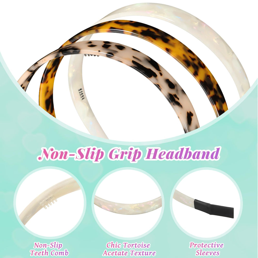 Syhood tortoise headband trio ready for daily wear or as a gift.