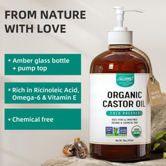 SYLVANA hexane-free, cold-pressed castor oil ensures purity.