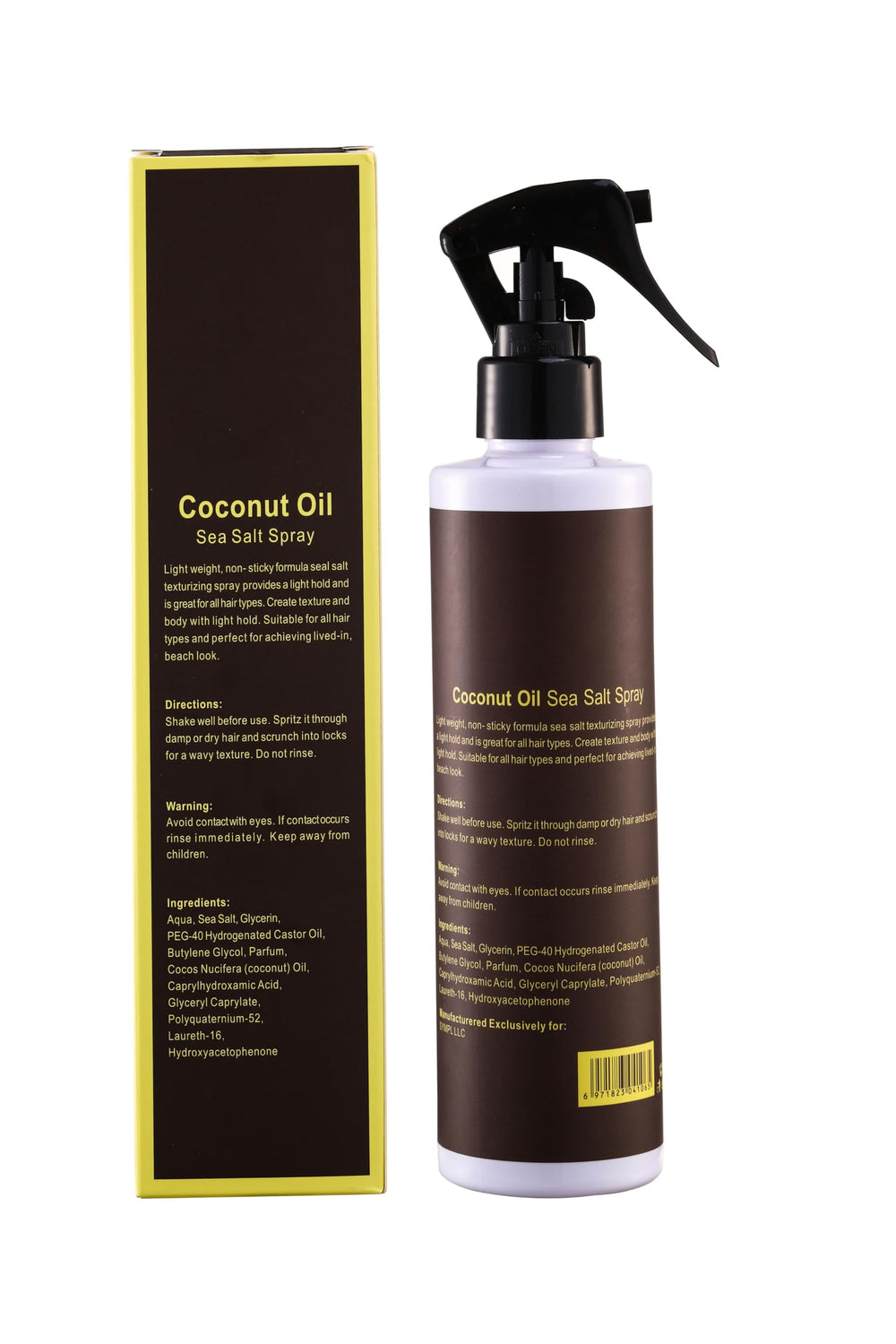 Long-lasting finish delivers texture and volume with Sympl Sea Salt Spray.