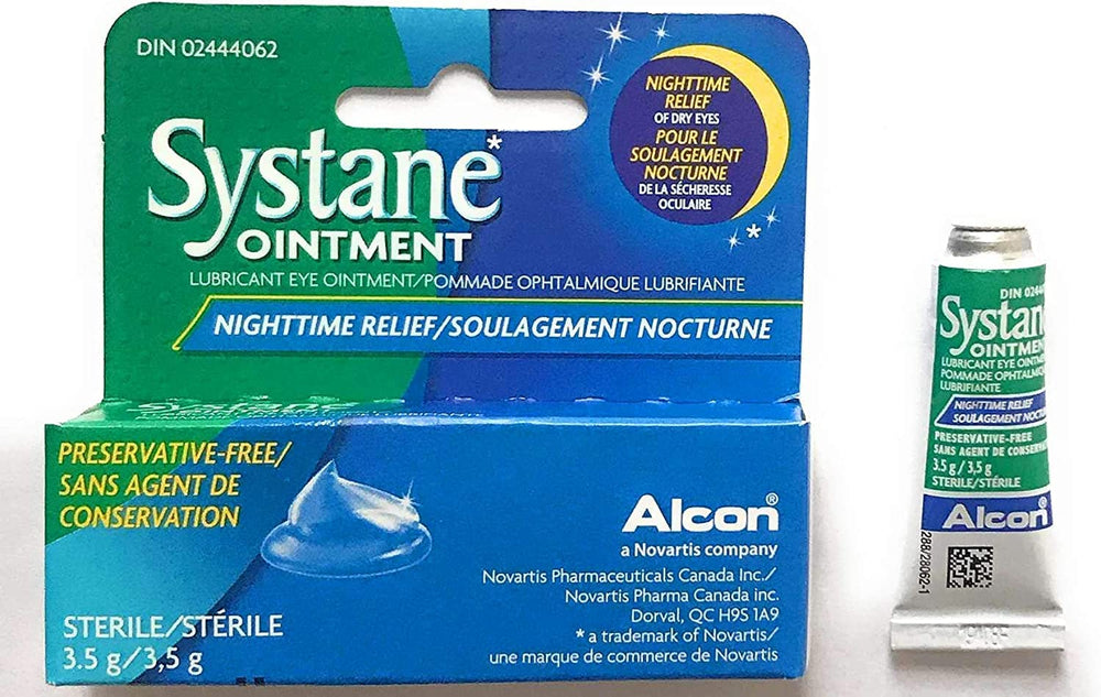 Systane Nightime packaging features a refreshed look for easy handling.