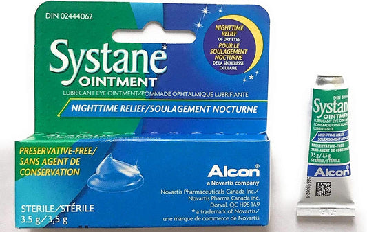 Systane Nightime packaging features a refreshed look for easy handling.