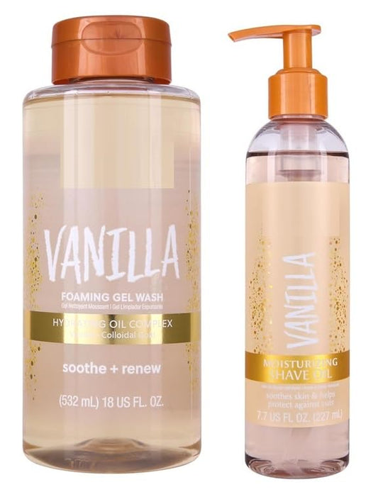 T. Hut Vanilla Foaming Wash bottle with creamy, hydrating lather.