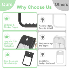 taessv silicone hand sanitizer case highlights durability and scratch protection
