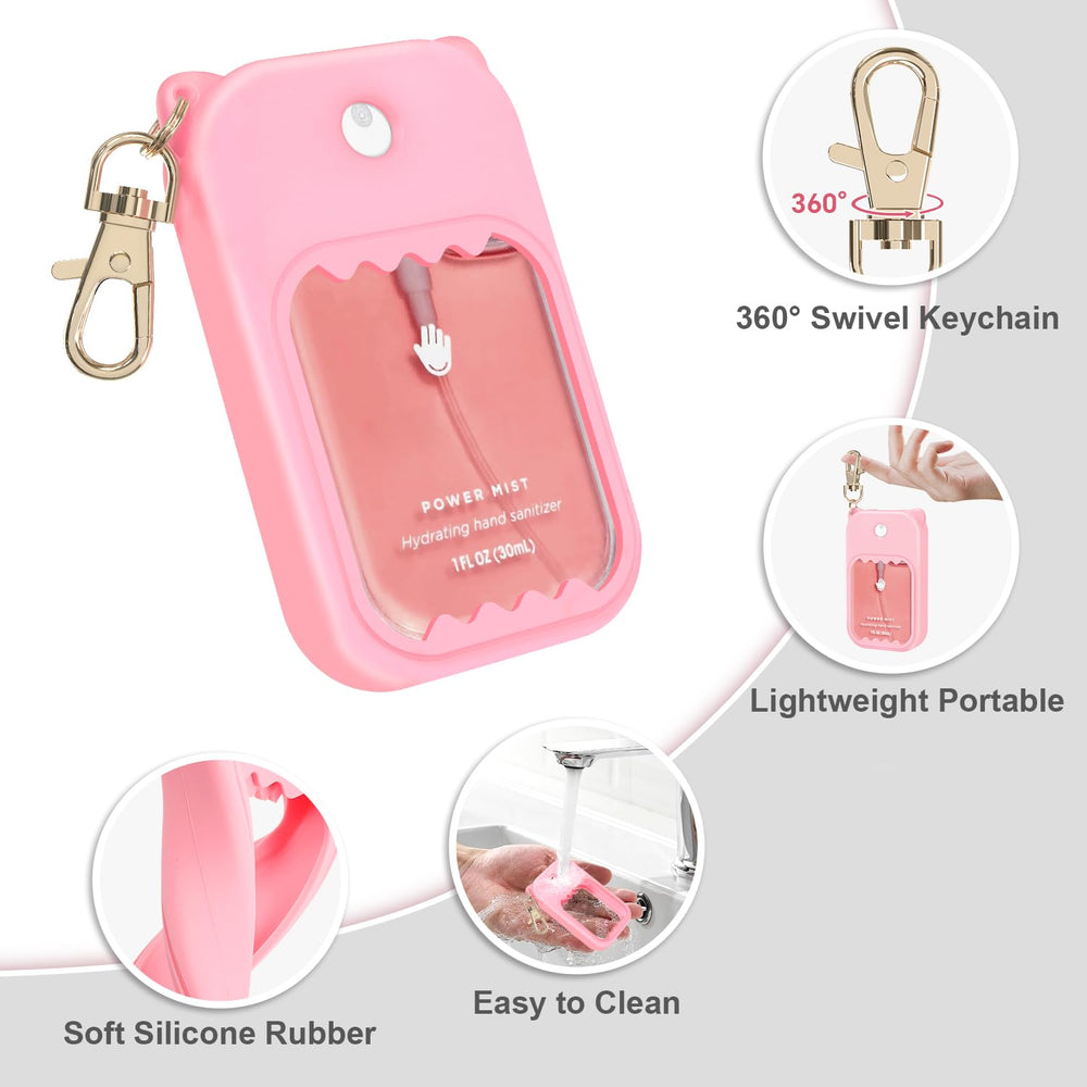 taessv Touchland silicone case purple enhances style while protecting your spray bottle.