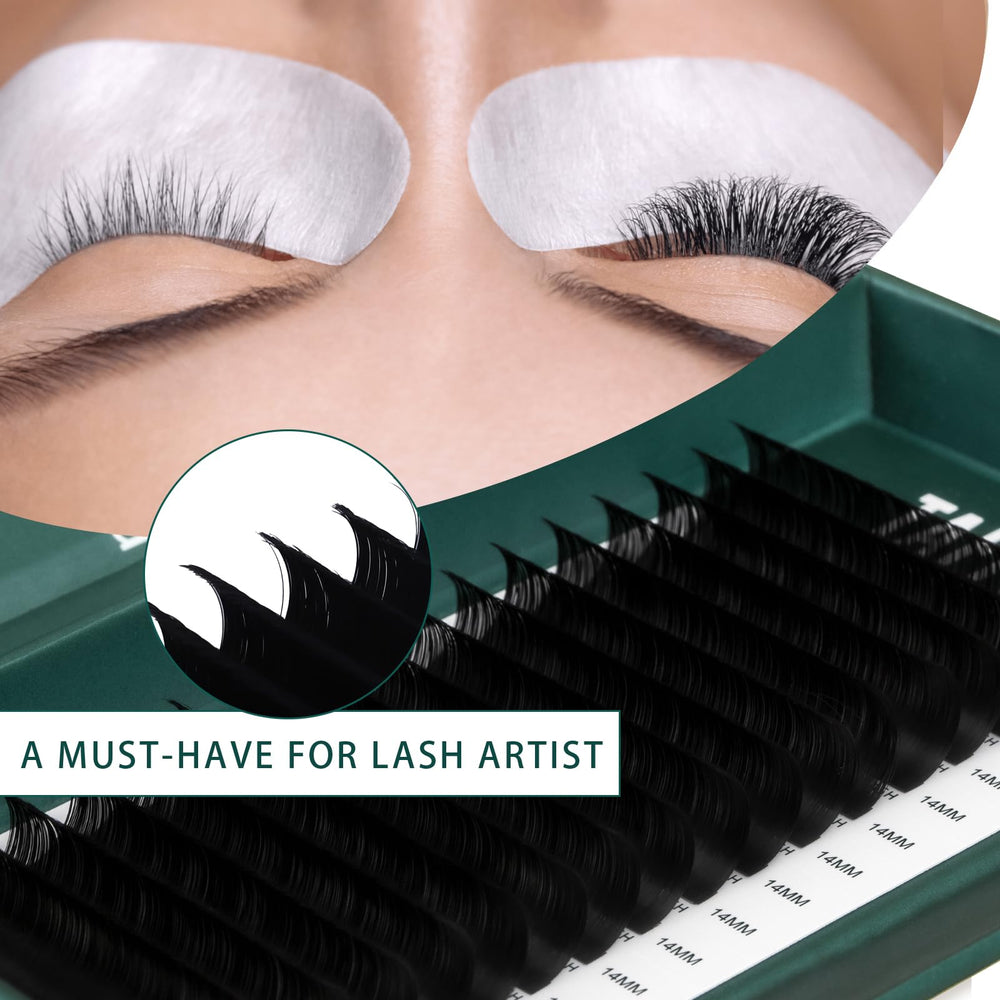 TAFFEAY lash strips arrive neat with no glue residue or kinks.