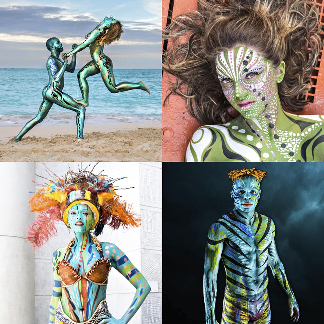 TAG regular palette provides professional-grade colors for precise face painting and body art.