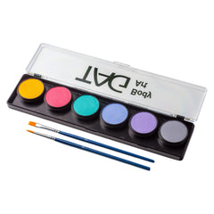 TAG pastel palette used at a kids party for playful makeup looks
