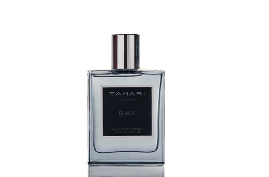 TAHARI Black Eau de Toilette bottle front view for evening wear