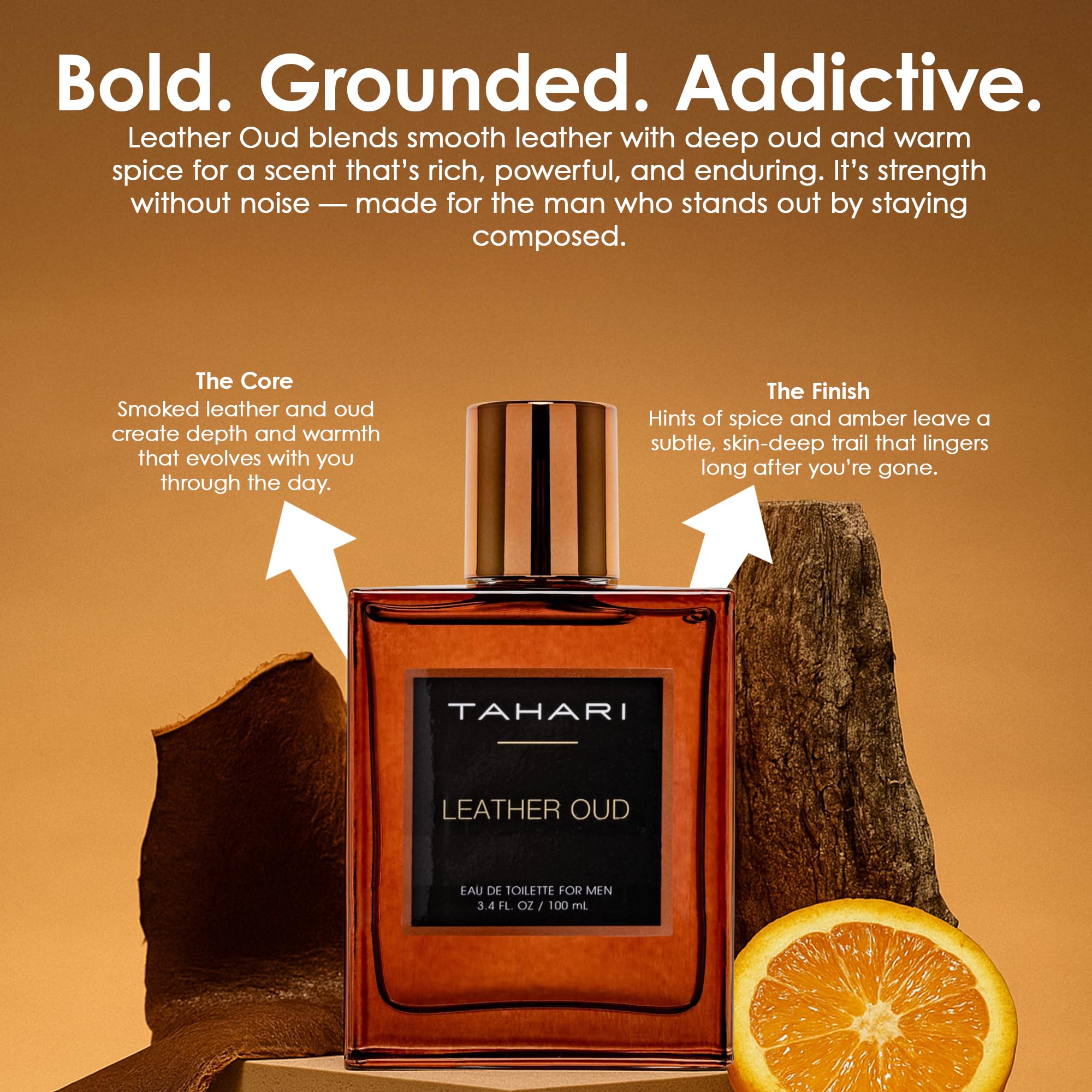 TAHARI Leather Oud gift set packaging, ideal for a distinguished man