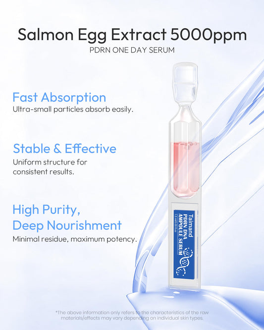 Single-use ampoules by Taimand for portable skincare on the go