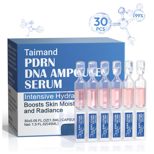 Taimand Salmon DNA Serum bottle showing ultra hydration and radiance