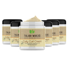 Taliah Waajid bottle pour highlights defined curls.