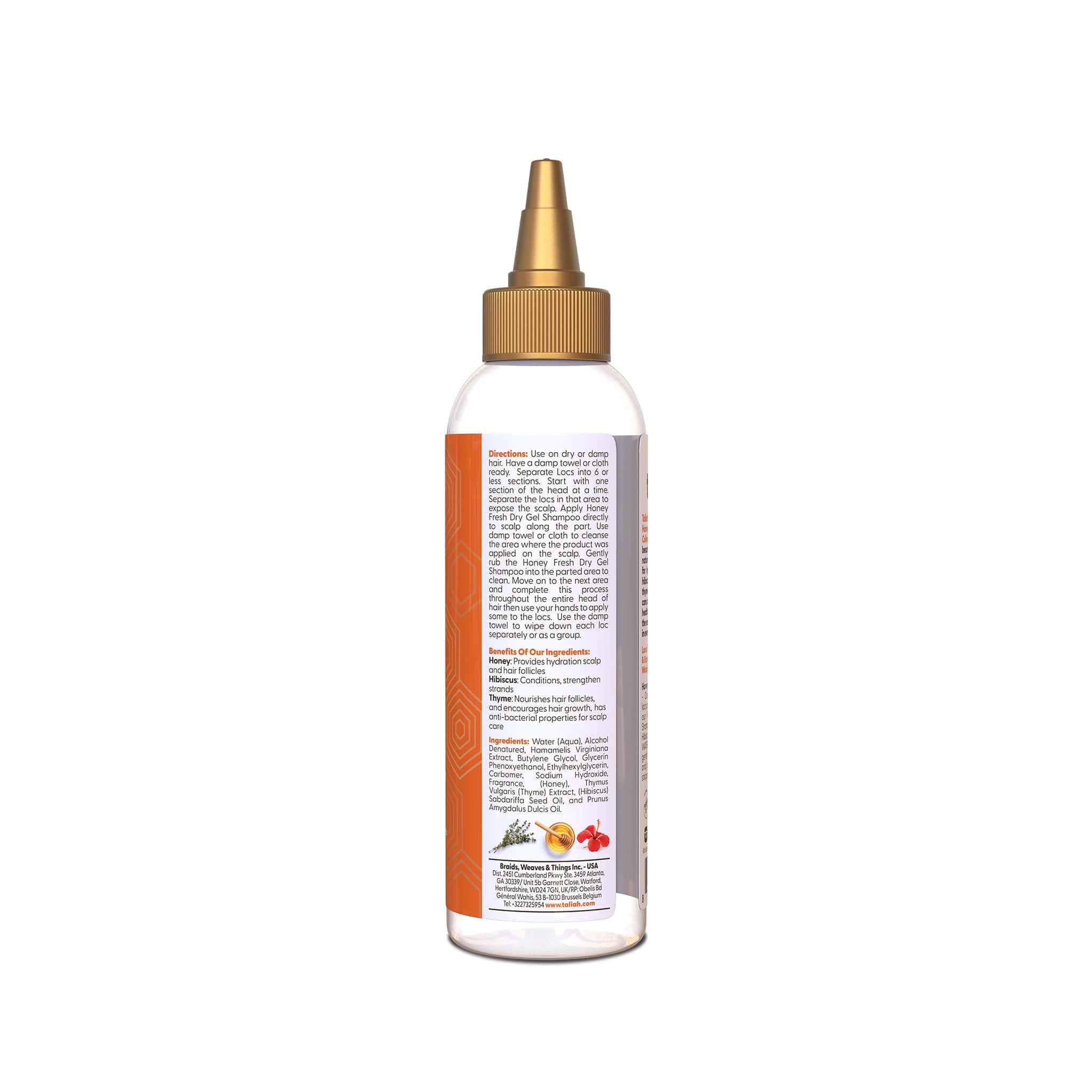 Apply Love My Locs gel directly to the scalp for a quick refresh