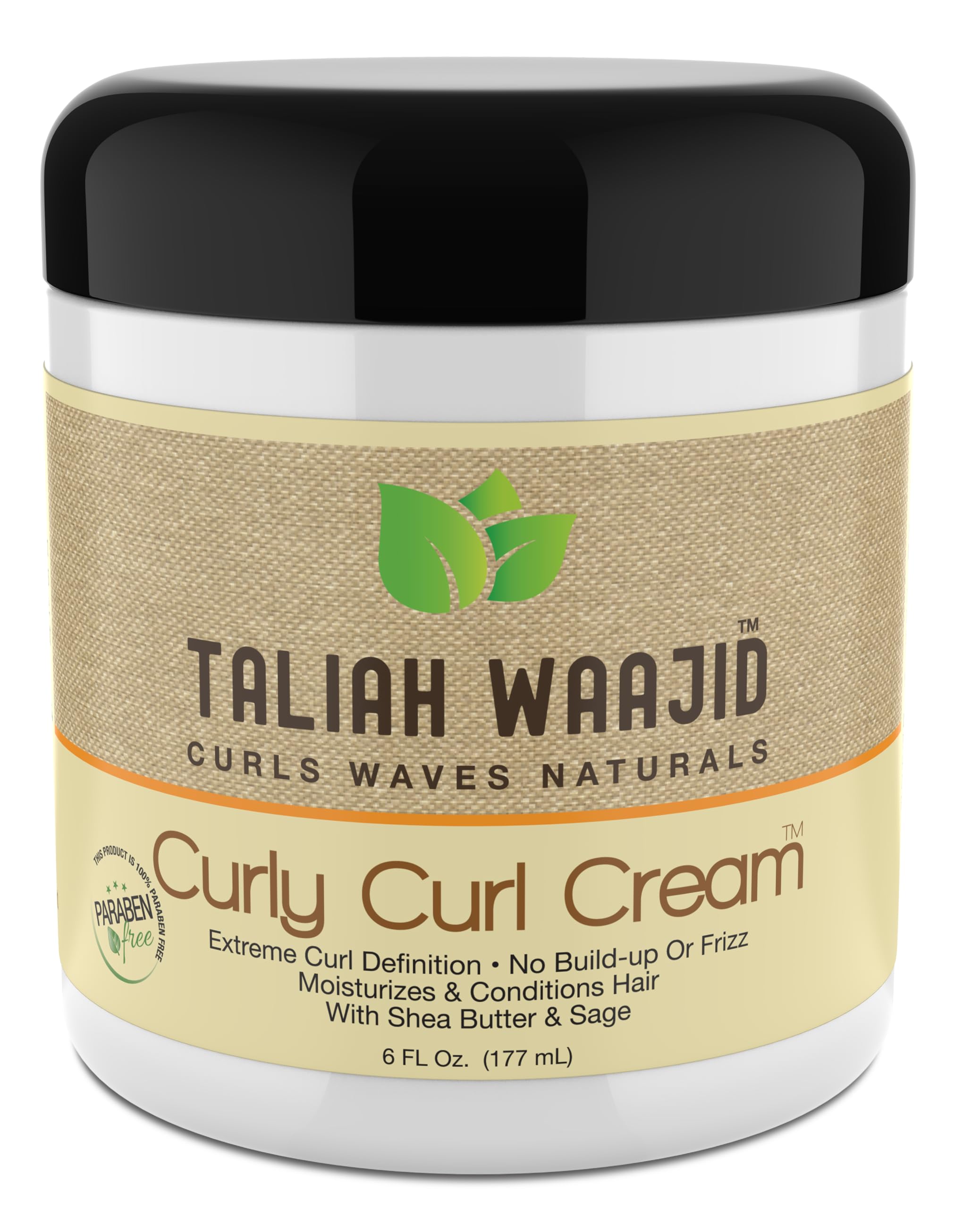Taliah Waajid shea butter sage blend nourishes moisture.