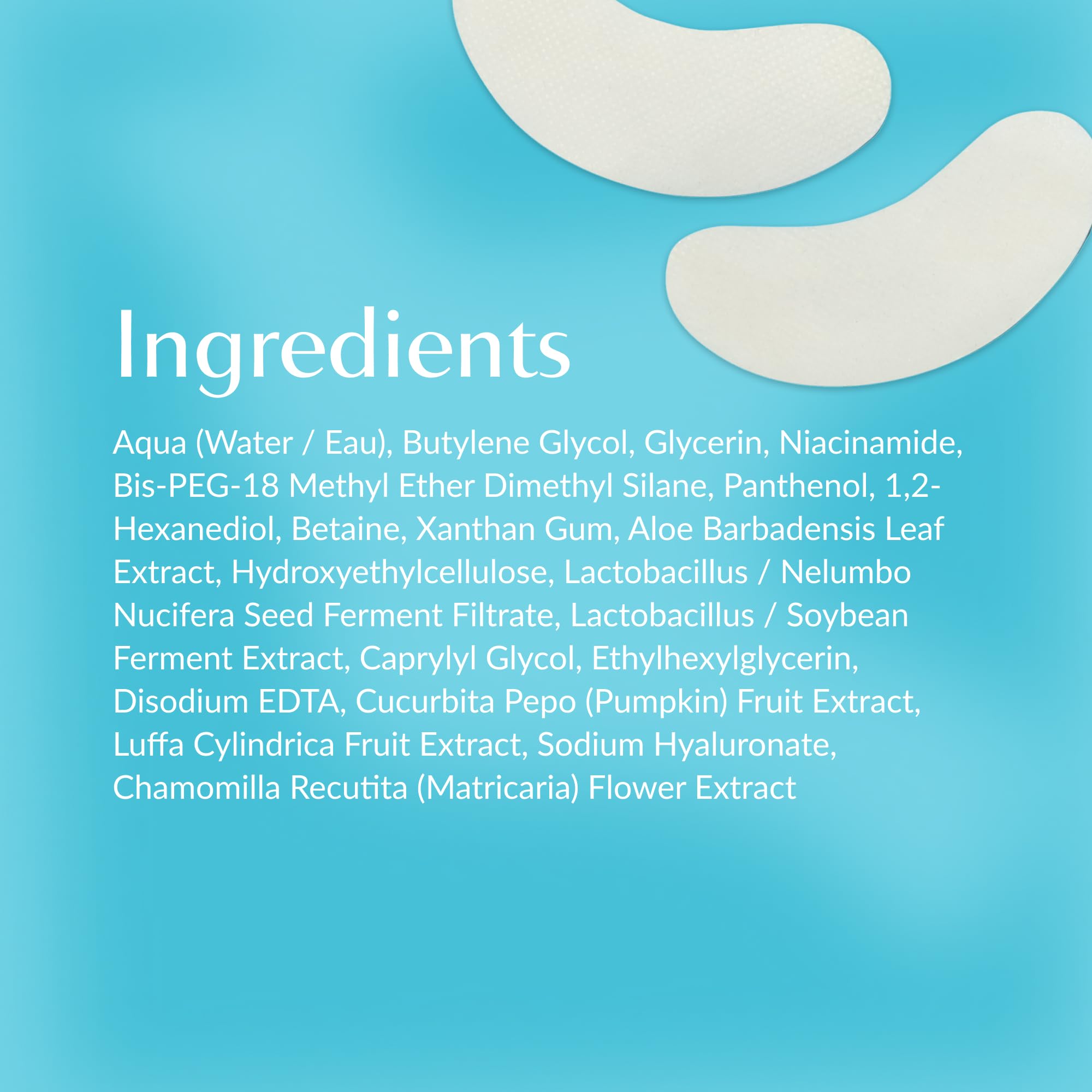 Talika Bio Enzymes Eye Patch aloe vera chamomile formula close-up.