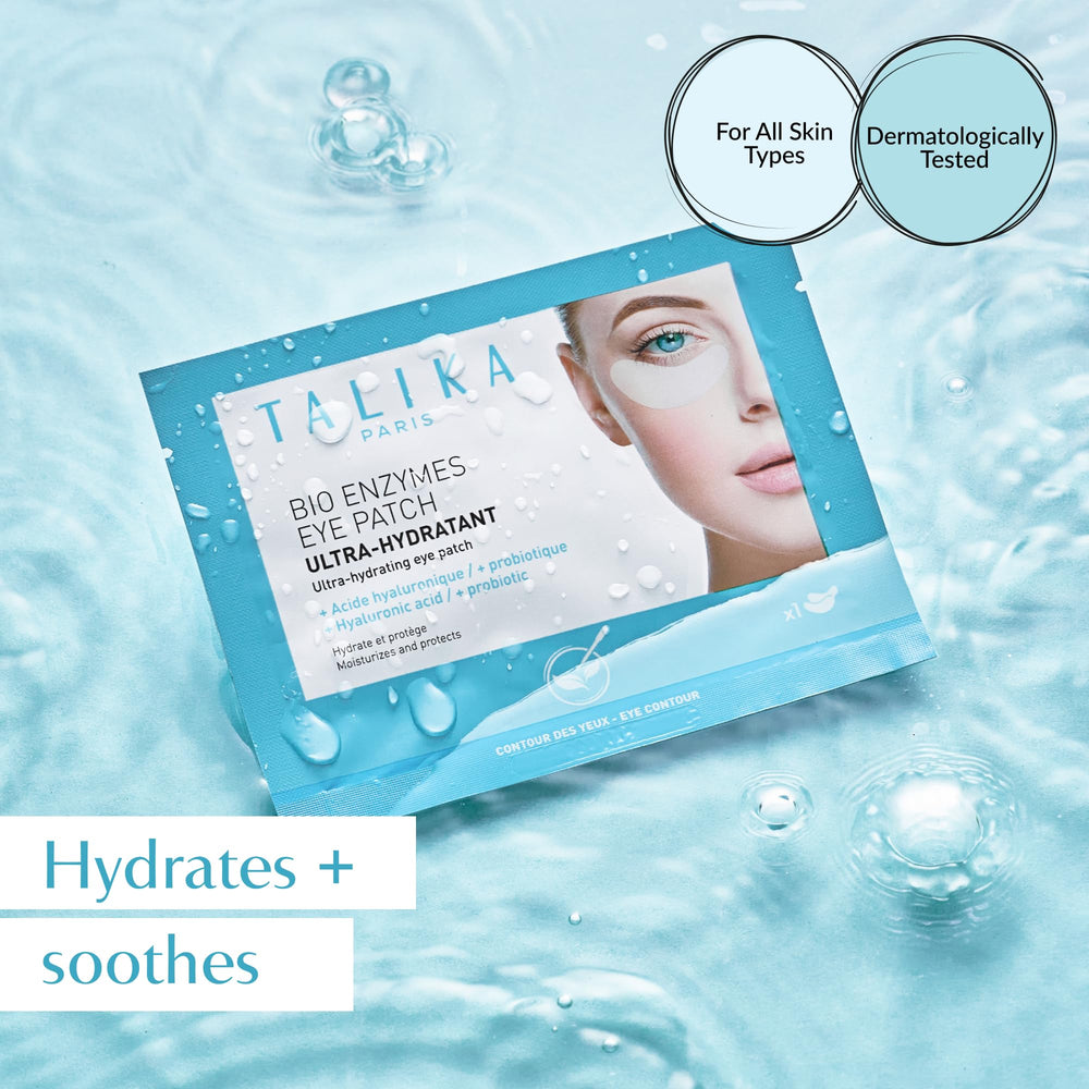 Talika Bio Enzymes Eye Patch hydration boost for tired eyes.