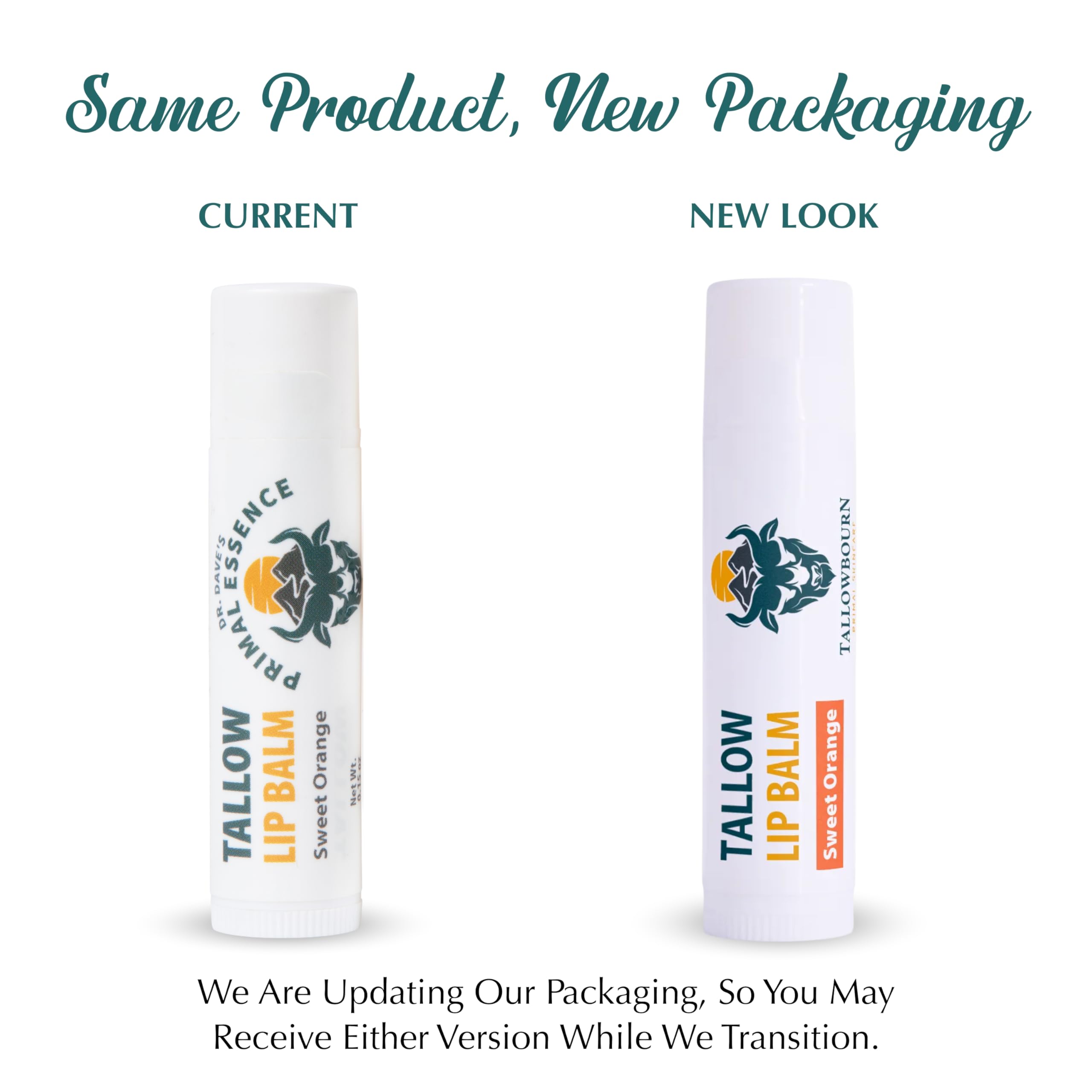 Tallowbourn lip balm demonstrating a non-greasy texture for all-day comfort.