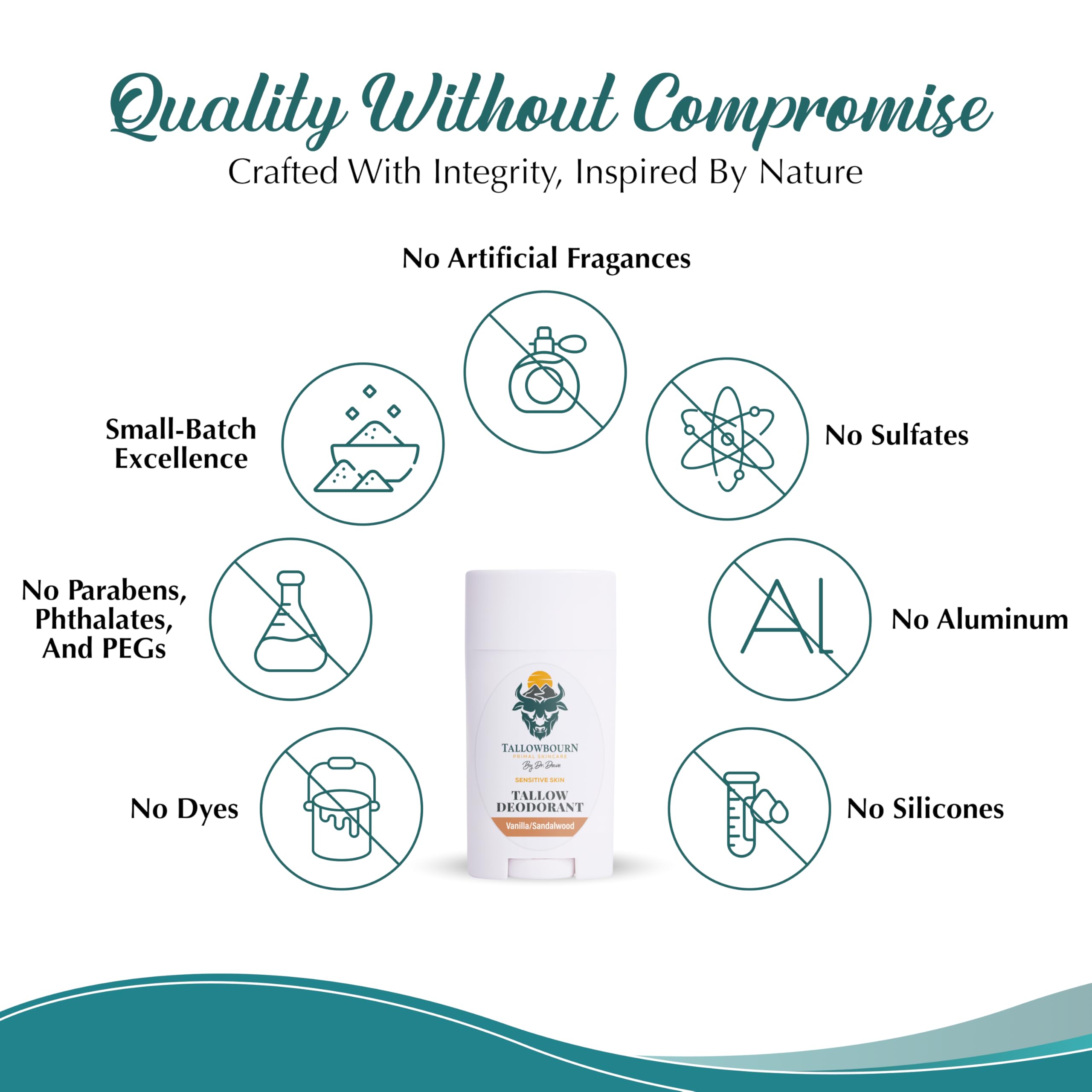 Tallowbourn packaging 3oz tube emphasizes travel friendly, mess free use.
