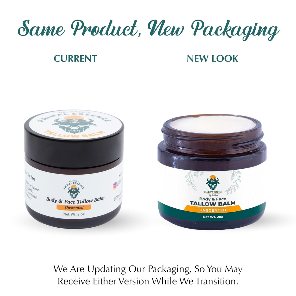 Tallowbourn unscented balm close up shows silky texture for daily hydration