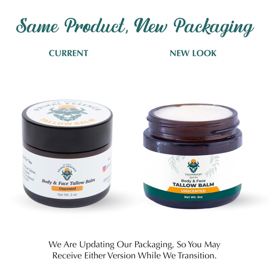 Tallowbourn unscented balm close up shows silky texture for daily hydration
