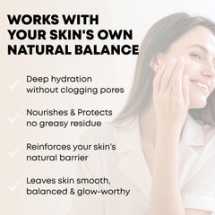 TALLOWRX Hand application shot demonstrates smooth skin after use.