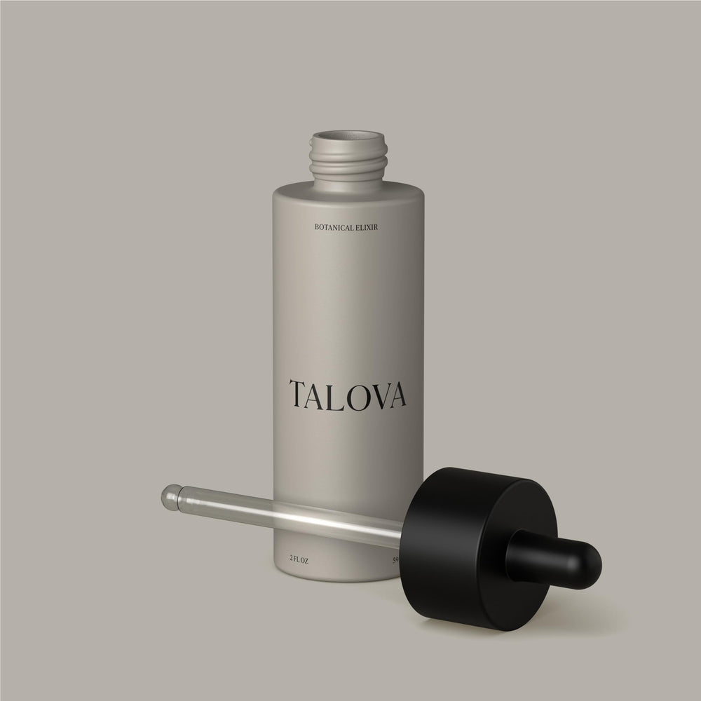 Talova jojoba oil visual: lightweight moisture that absorbs quickly.