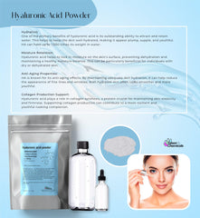 Talsen Chemicals Hyaluronic Acid Powder dispensing scoop for precise mixing