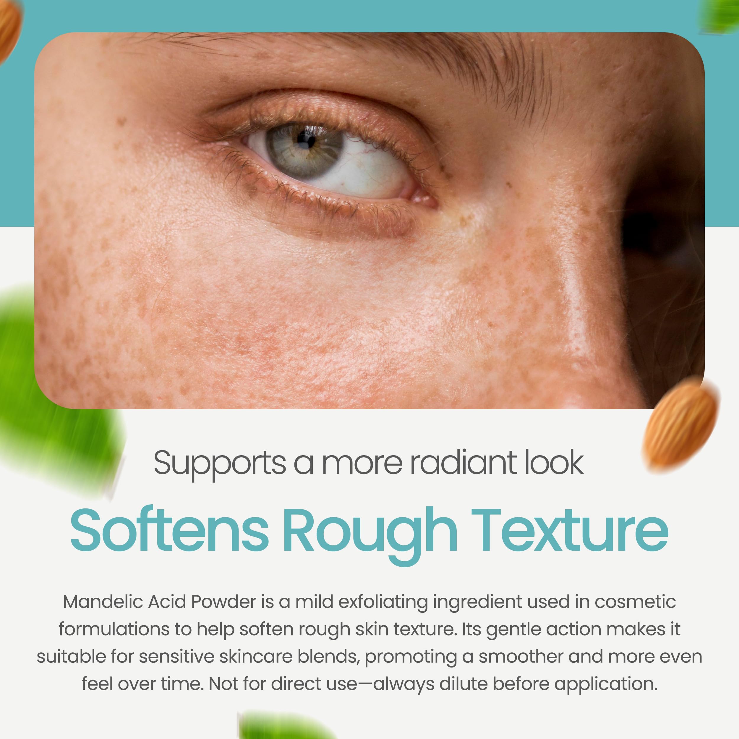 Talsen Mandelic Acid Lotion mixing: customize moisturizers with gentle exfoliant.