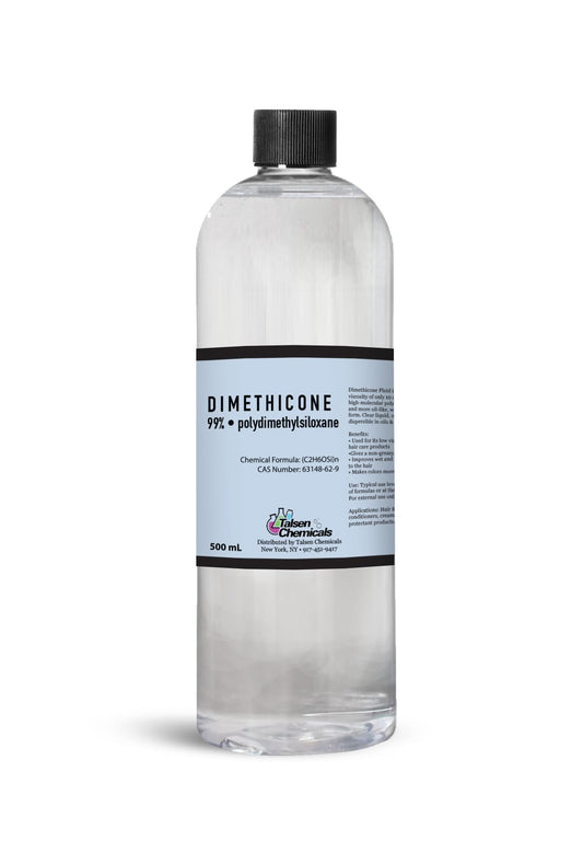 Talsen Chemicals dimethicone 500 ml bottle ready for skin and hair conditioning