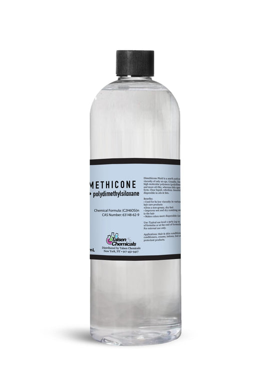 Talsen dimethicone oil pours from bottle showing smooth application for DIY beauty